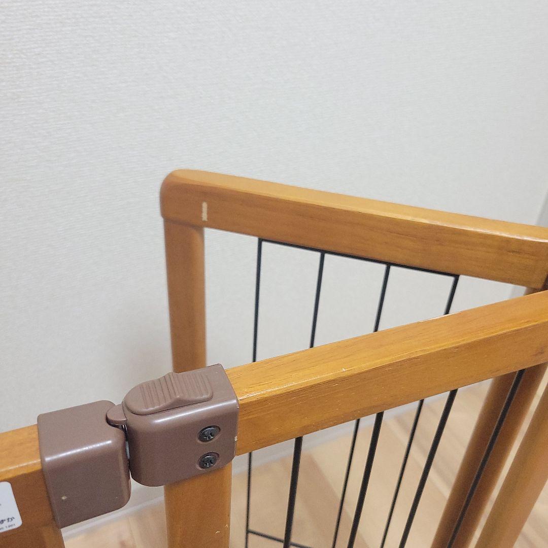 Richell 木製おくだけドア付ゲート Mサイズ ペット用