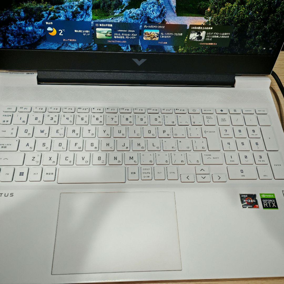 正常品 HP VICTUS 16 AMD Ryzen 7 RTX 3050Ti