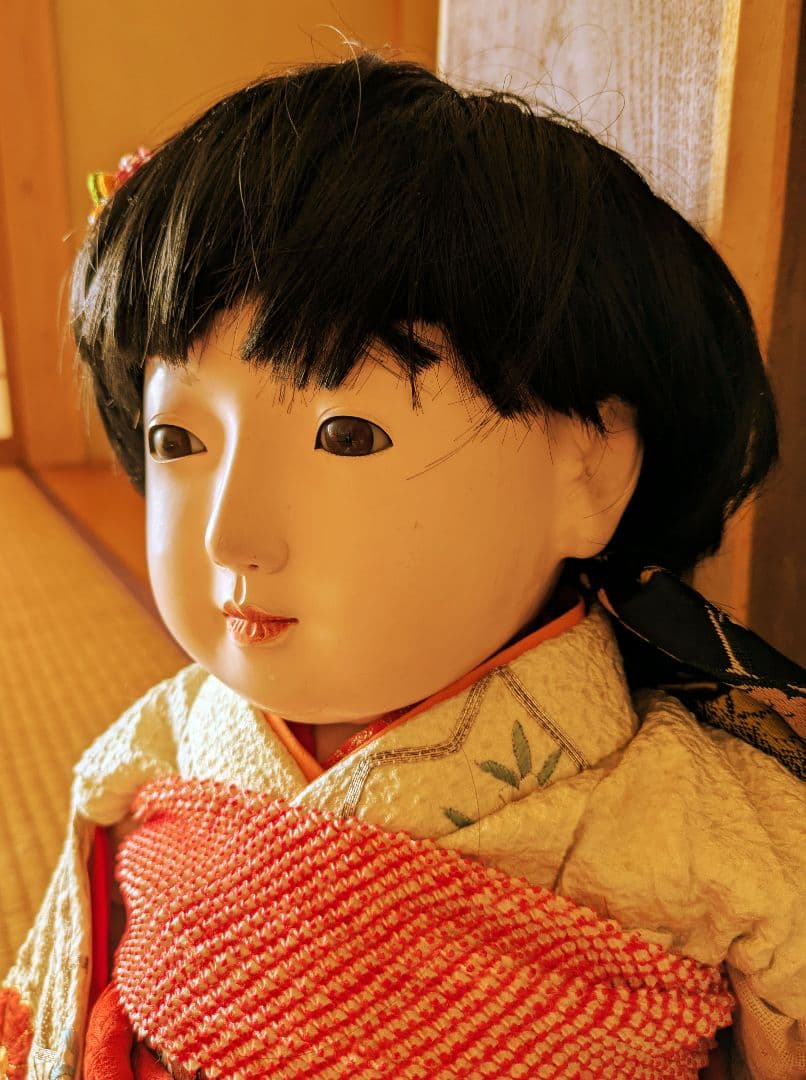 【ルイ】18号 60ⅽⅿ大正ロマン昭和初期　市松人形　ビスクドール