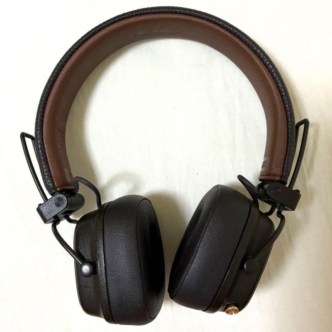Marshall MAJOR IV ワイヤレスヘッドホン ブラウン