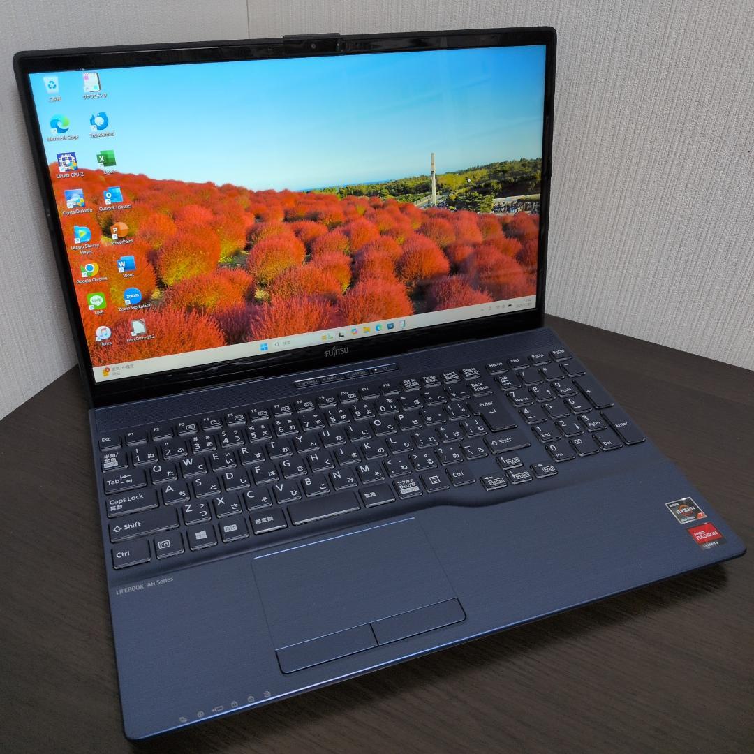 【2021年製】富士通AH50/F3 Ryzen7 32GB 1TB
