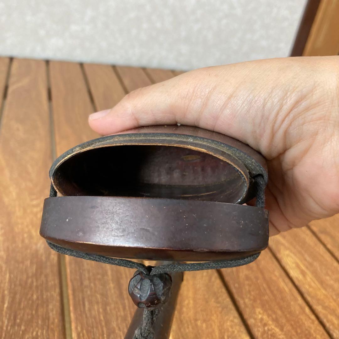 アンティーク 時代物 木製 煙管 煙管筒 煙草入れ 喫煙具 根付け 提げ物キセル