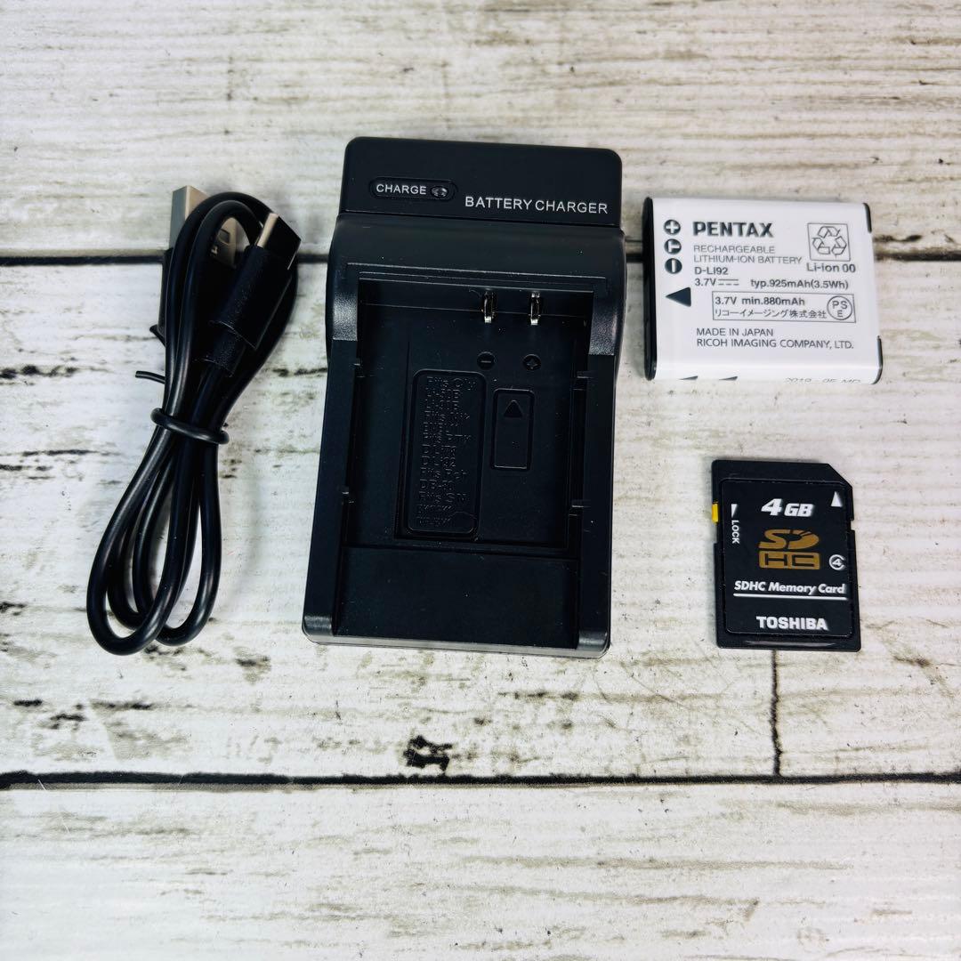 【動作良好】RICOH デジタルカメラWG-40 イエロー