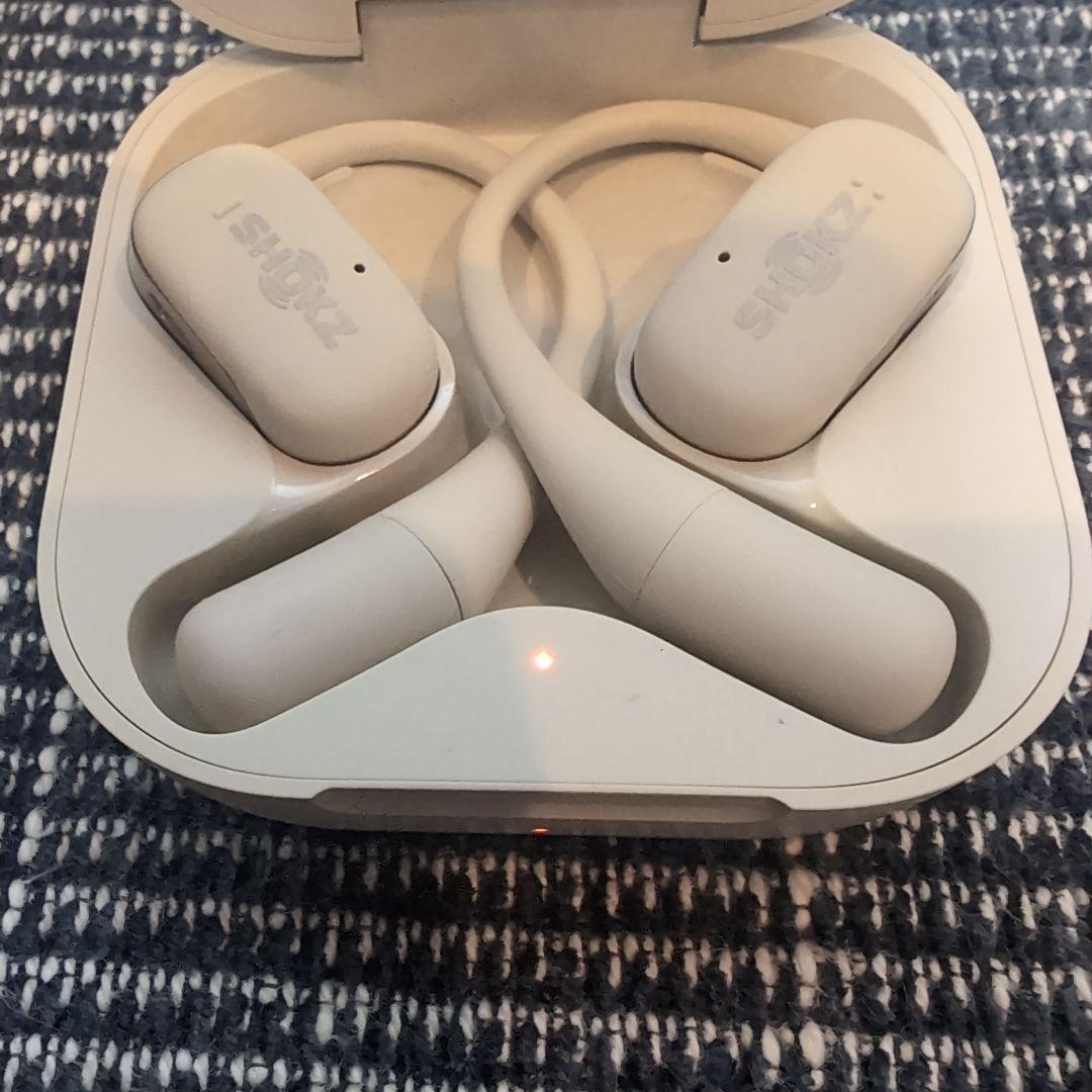 動作確認済　SHOKZ OPENFIT 骨伝導イヤホン　ベージュ