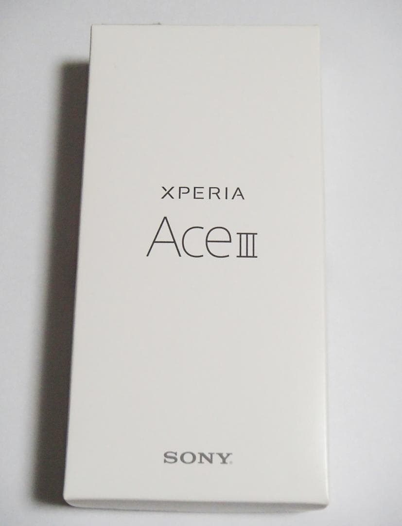 SONY(ソニー)　Xperia AceⅢ　AU版　SOG08　グレー　中古