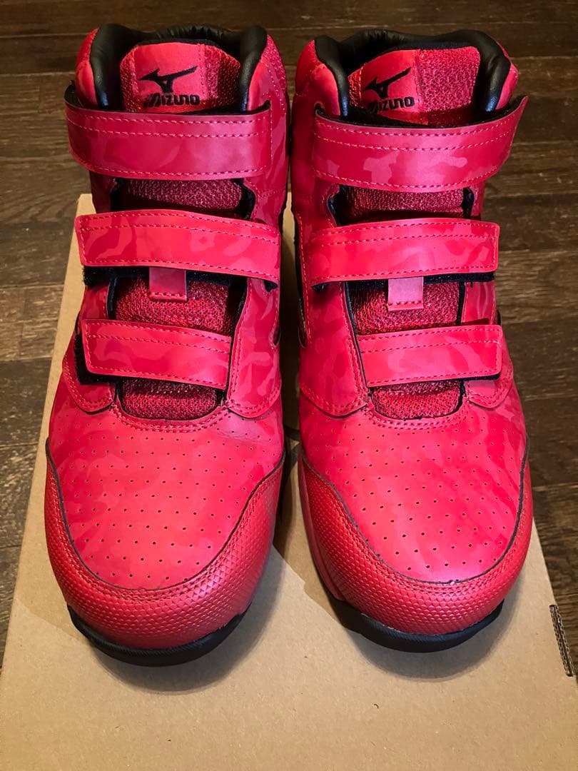 Mizuno 赤 安全靴 オールマイティLS II