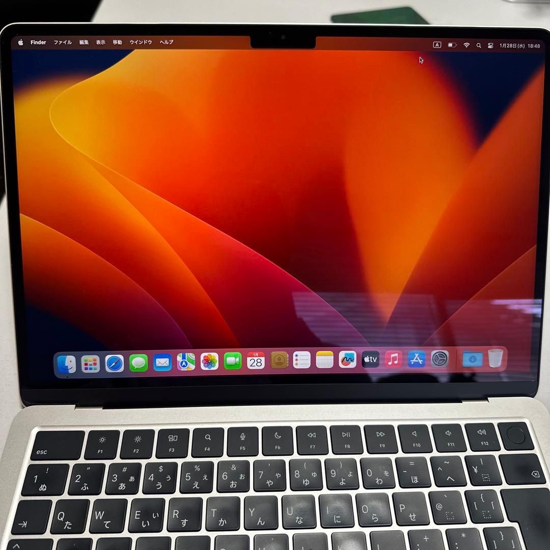 ゆル 　MacBookAir2022年モデル　ケース付