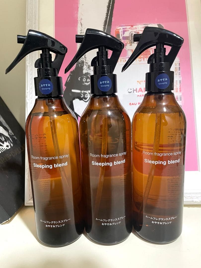無印良品ルームフレグランススプレーおやすみブレンド300ml　3本セット新品