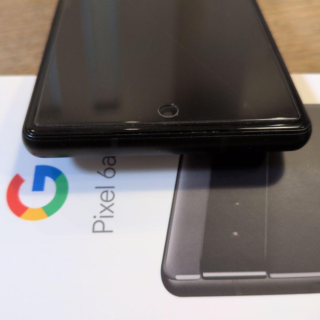 Google　Pixel　6a　チャコール　画面割れあり