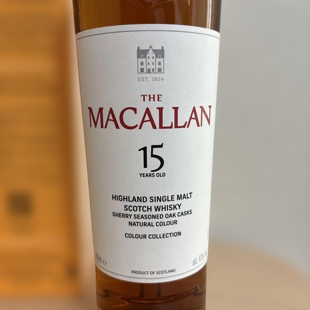 【新品未開栓】マッカラン カラーコレクション 15年 700ml 免税店限定