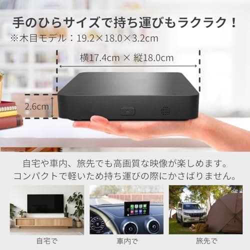 ポータブルブルーレイプレーヤー DVDプレーヤー 1080P Blu-rayプp