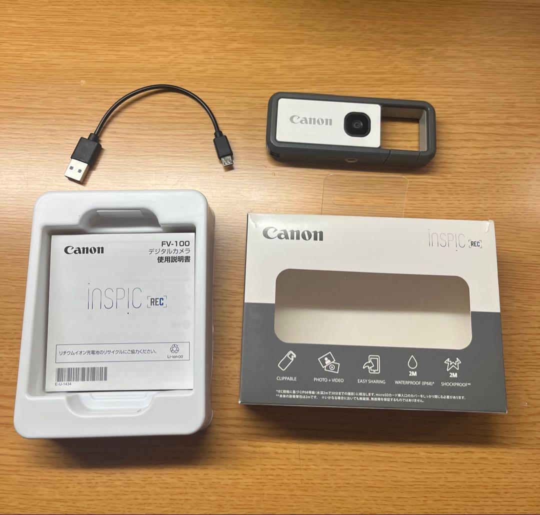 Canon INS PIC REC 防水クリップカメラ