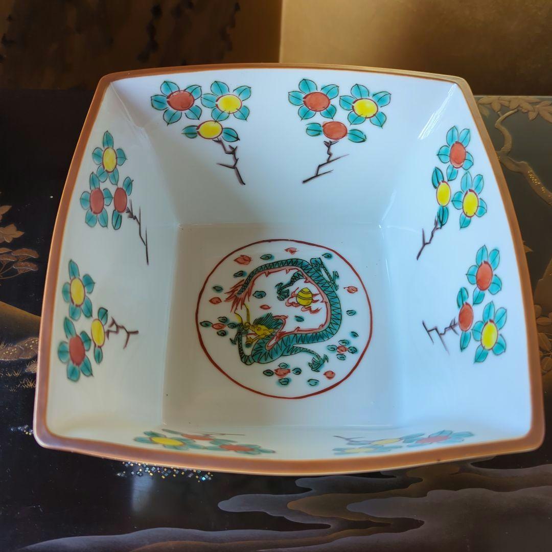古美術骨董品　茶道具　平安陶春　倣萬暦枡鉢　萬暦年製