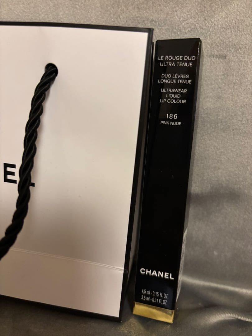 CHANEL LE ROUGE DUO 186 ピンクヌード