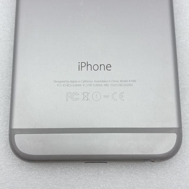 【極美品】iPhone6 128GB シルバー バッテリー最大容量89%