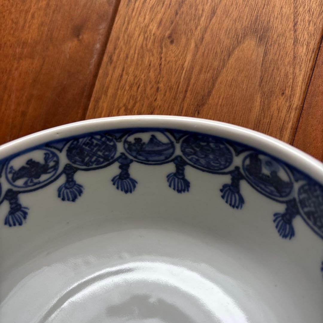 川瀬竹志　染付　茶碗