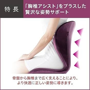 骨盤サポートチェア MTG Elegant Style バイオレット