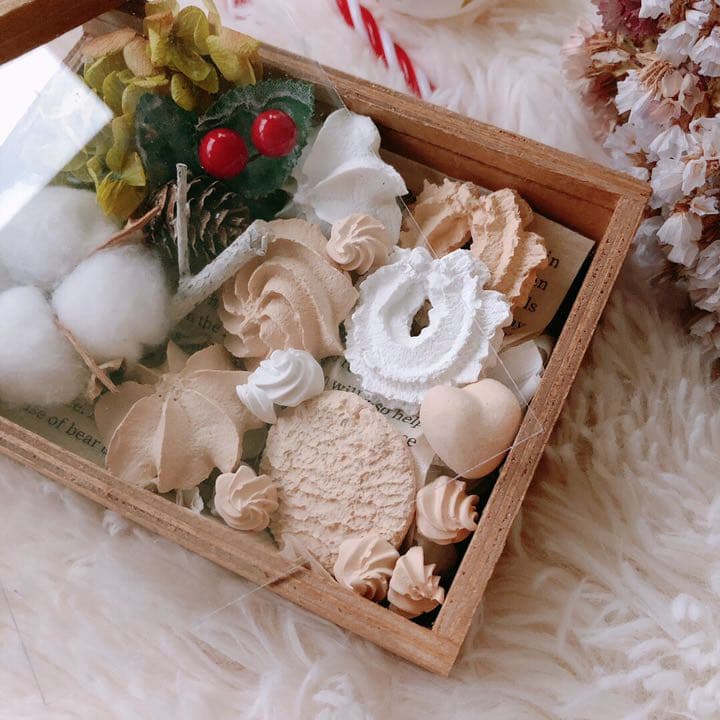 冬のクッキーボックス♡アロマストーン
