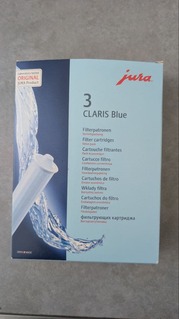 jura claris blue　クラリスブルー　浄水フィルターカートリッジ3個