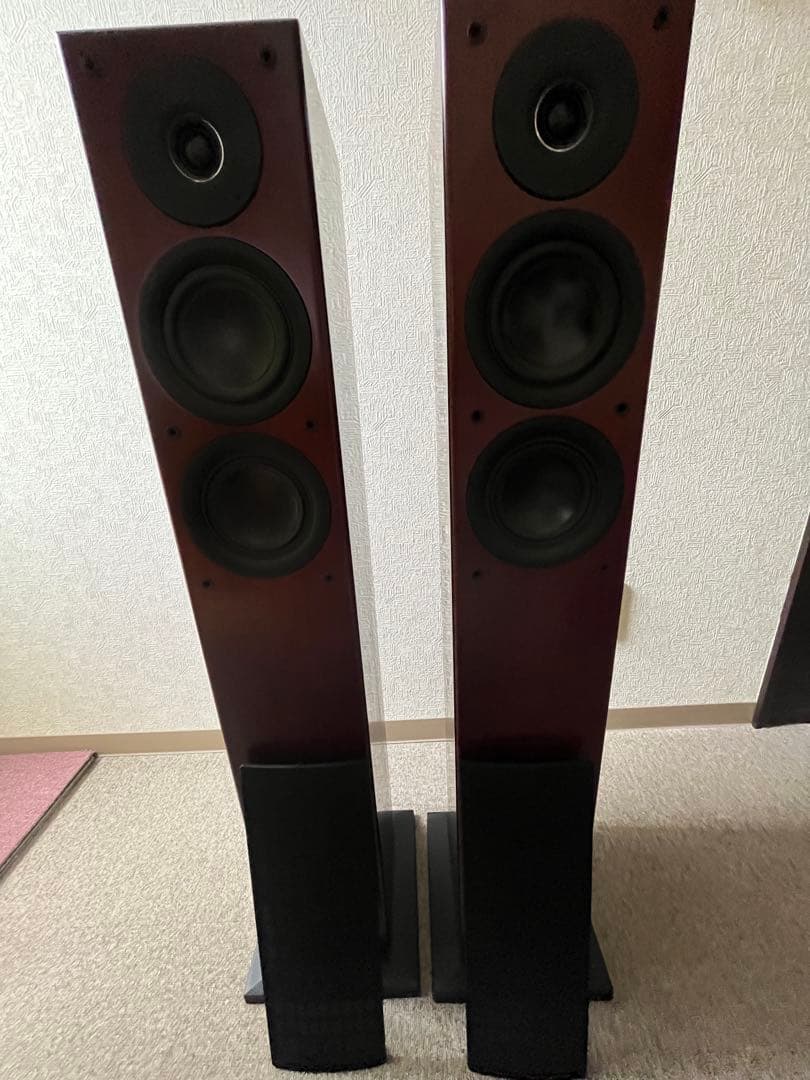 トールボーイスピーカー 木目 DENON SC-T37M 2点セット