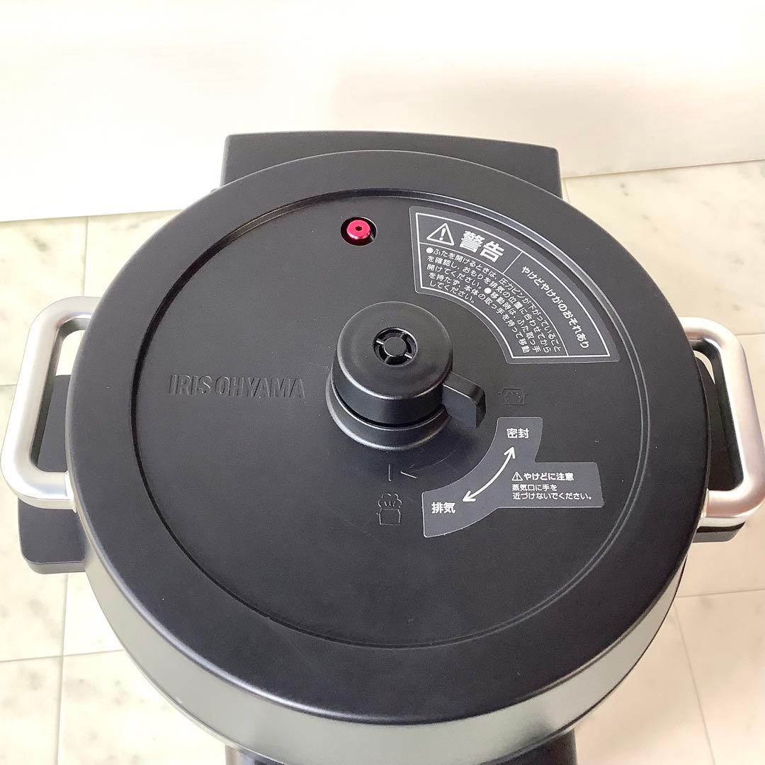 【未使用・美品】アイリスオーヤマ 電気圧力鍋 PMPC-MA2-B 付属品完備