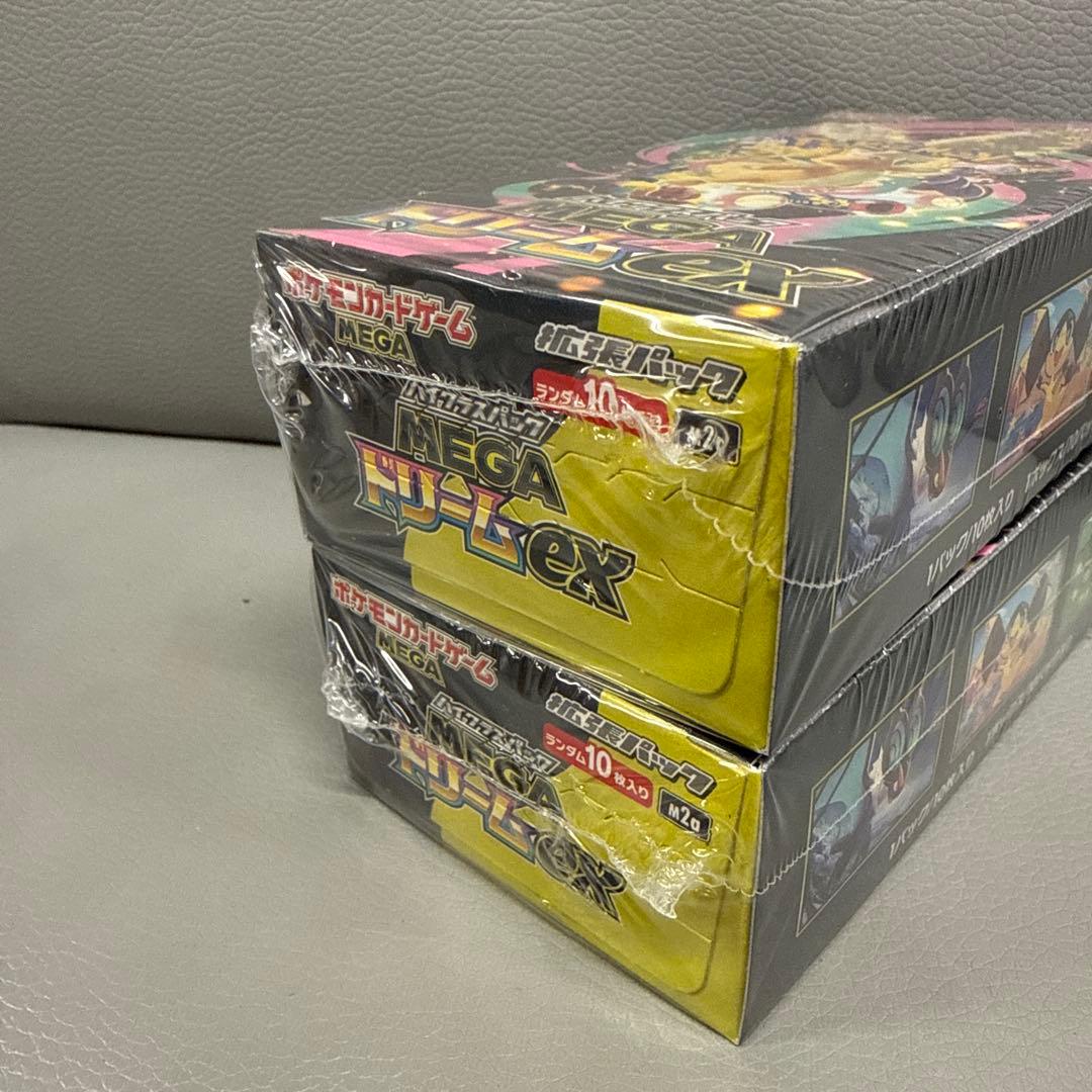 ポケモンカードゲーム　MEGAドリームex 2BOX シュリンク付き