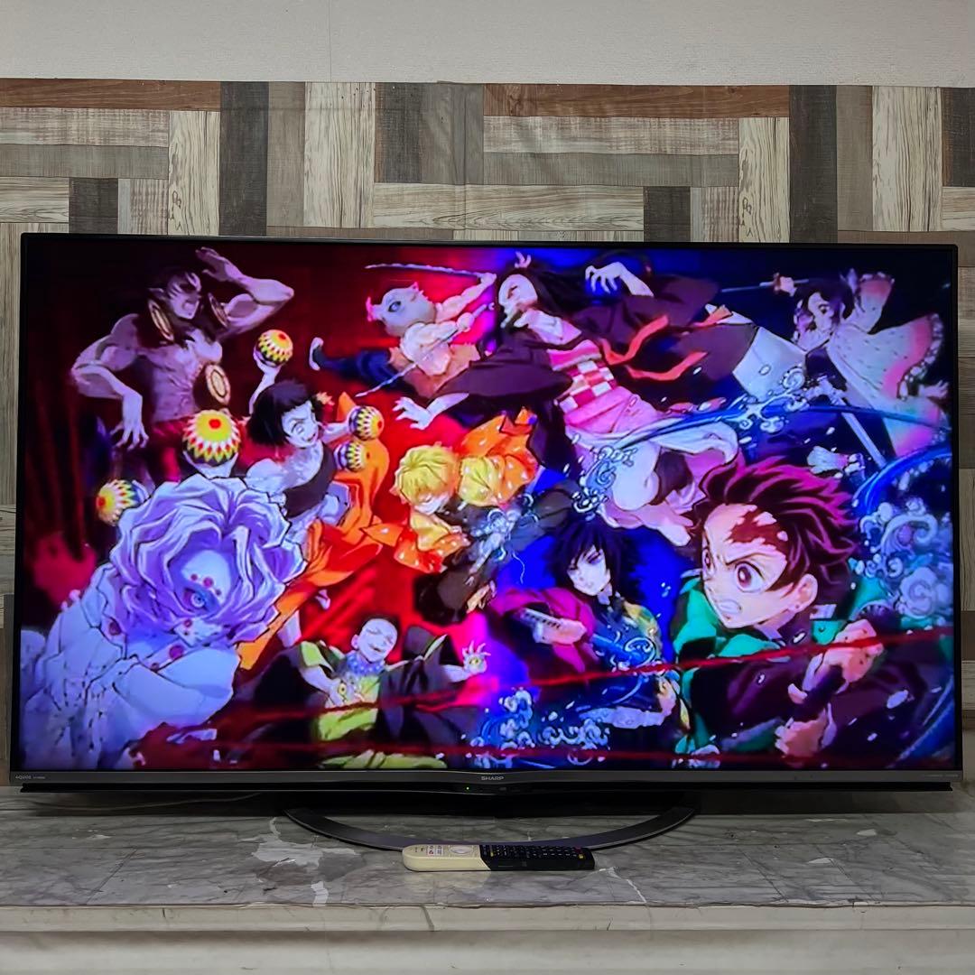 全国送料込❣️SHARP60型4k Android 液晶テレビ動画アプリ多数搭載