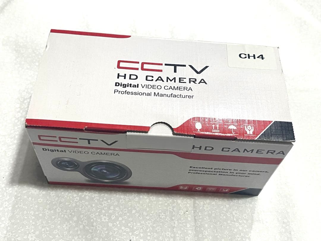 ワイヤレス防犯カメラ 3点セット モニター & 録画機付 配線不要 未使用