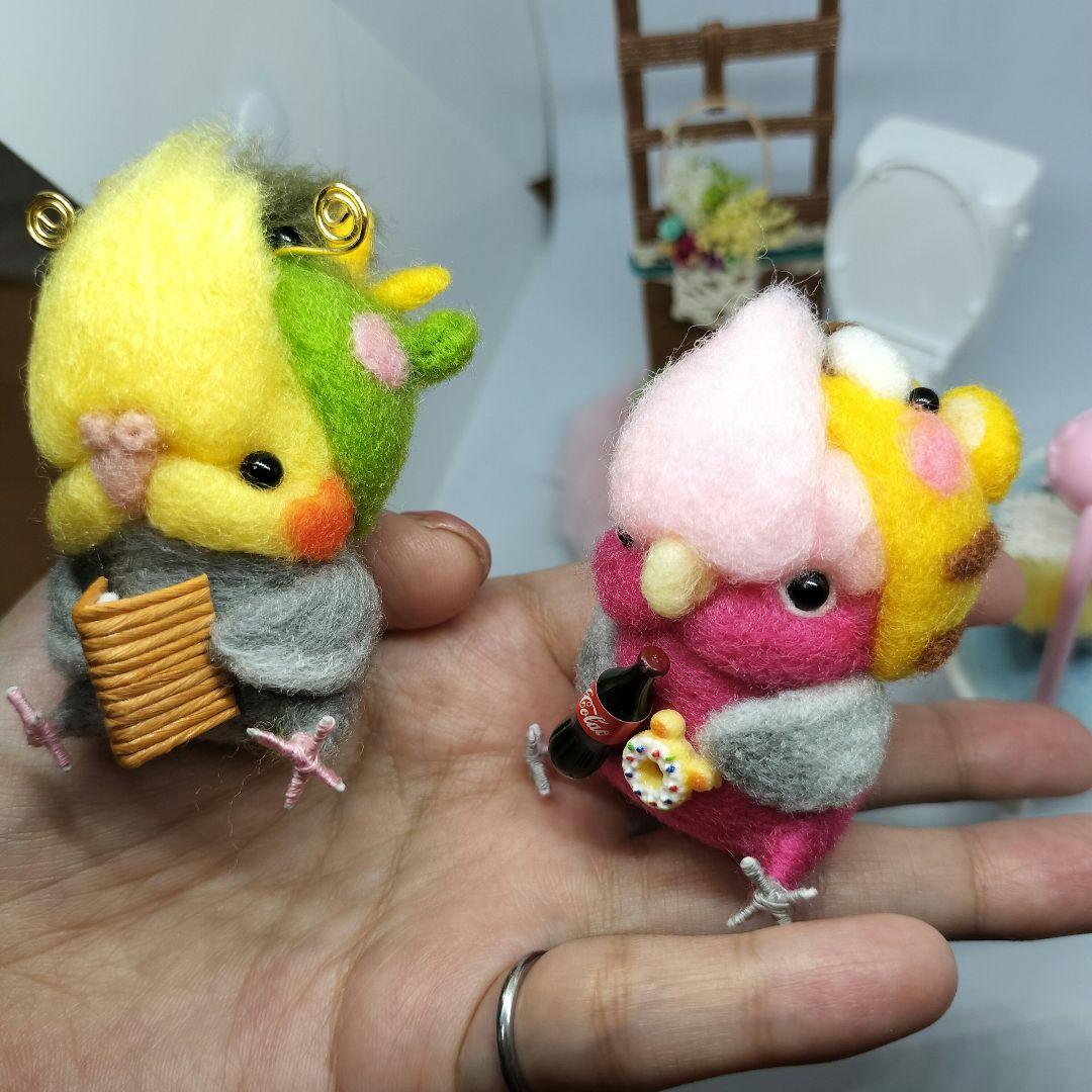 【1名様募集】羊毛フェルト インコちゃんオーダーページ ①