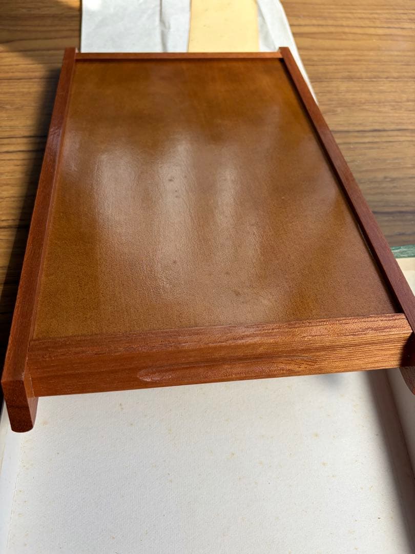箱根寄木細工　お盆　（トレー　伝統工芸品　アンティーク）