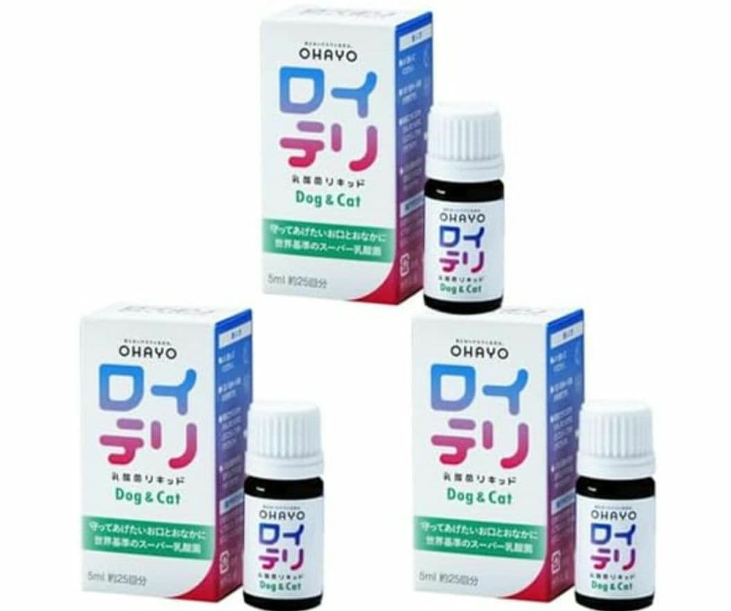 ロイテリ 乳酸菌 犬猫用リキッド Dog&Cat 5mL(約1カ月分) 3箱