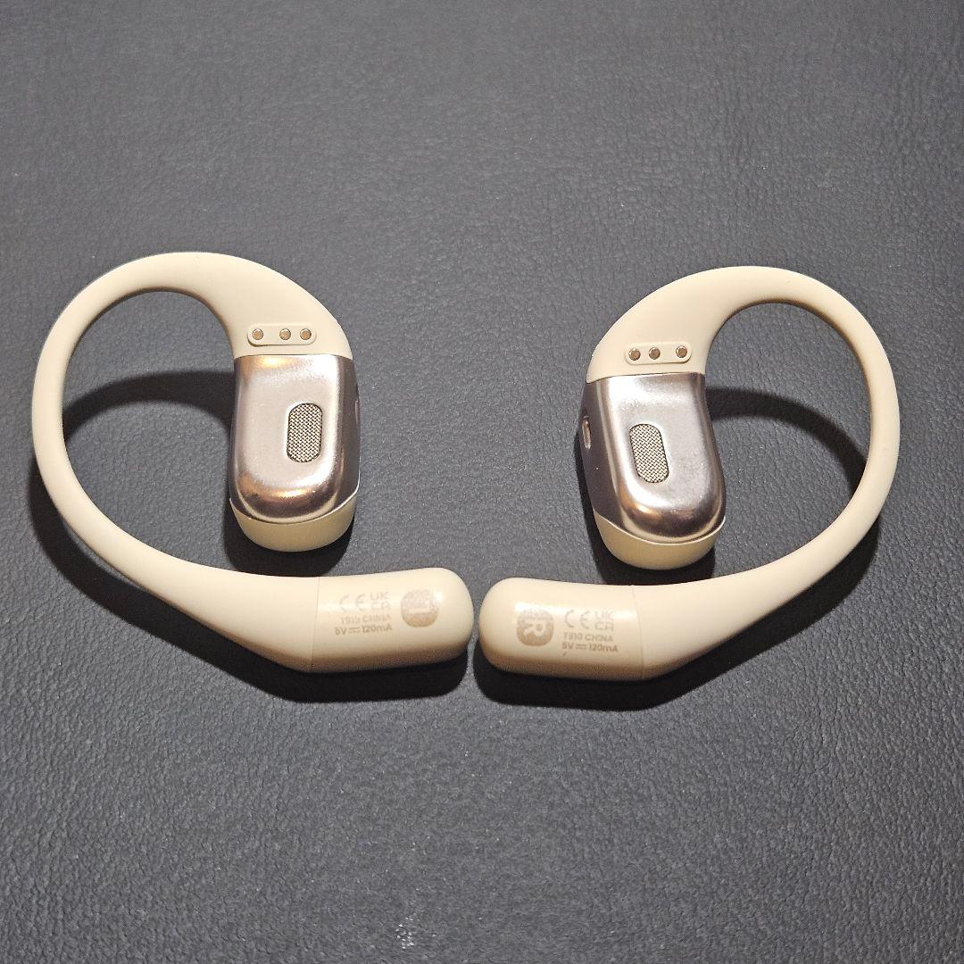 【美品】SHOKZ OpenFit T910 ベージュ 動作確認済