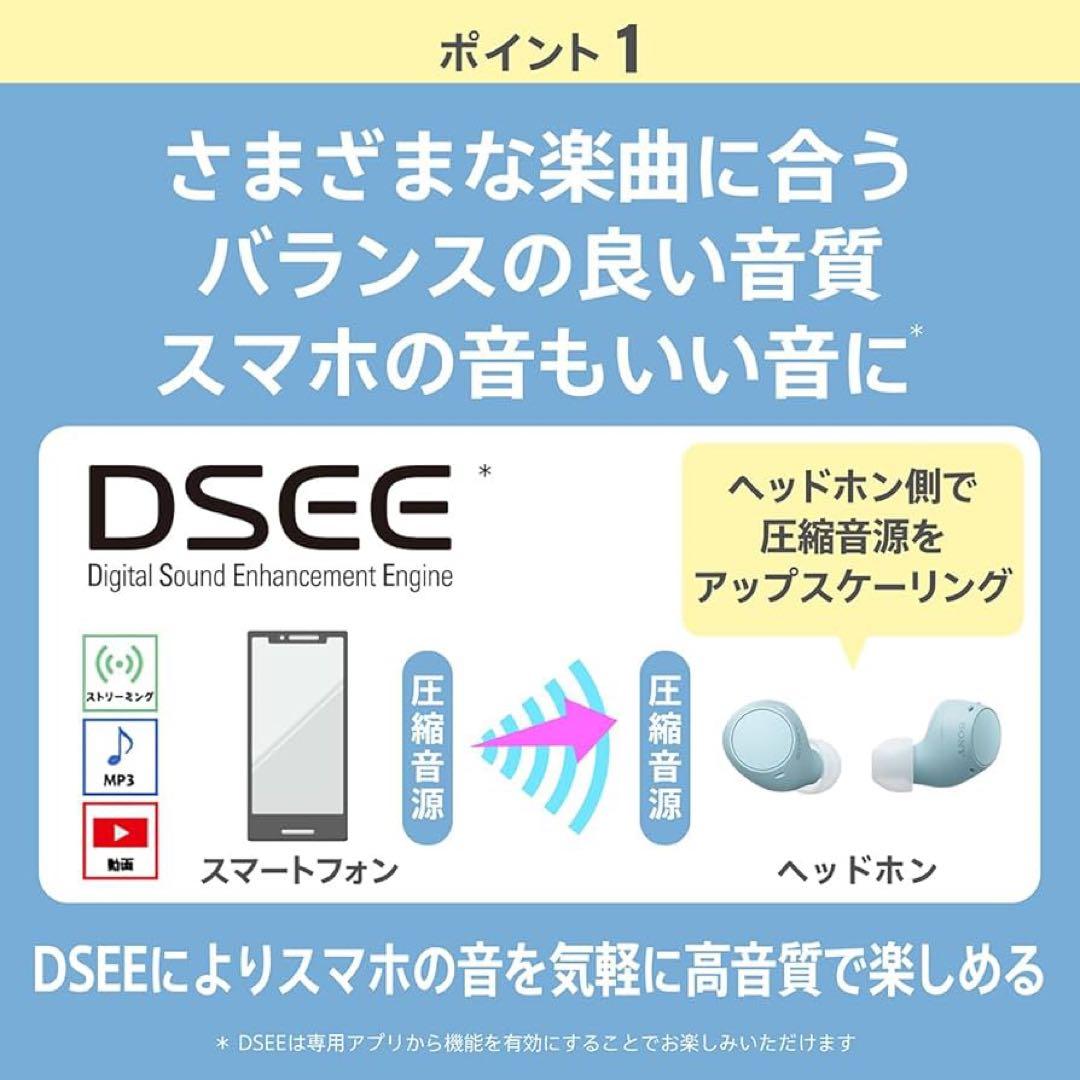 新品未開封美品　ソニー(SONY) 完全ワイヤレスイヤホン WF-C510