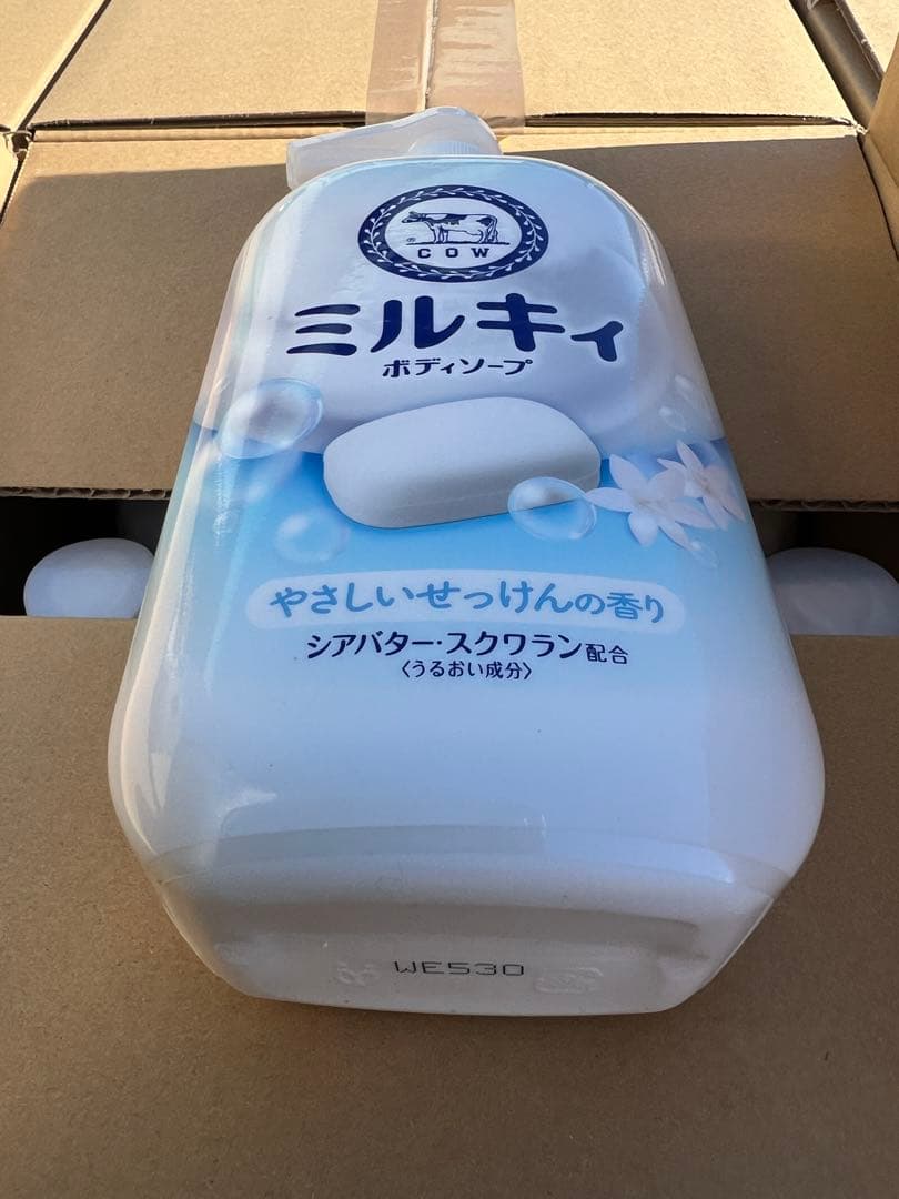★夏セールミルキィ やさしいせっけんの香りボディソープ 500ml 24個