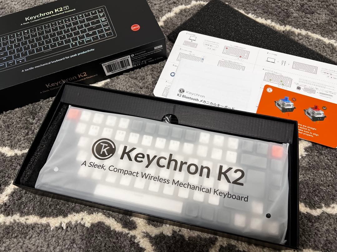 メカニカルキーボード Keychron K2 赤軸