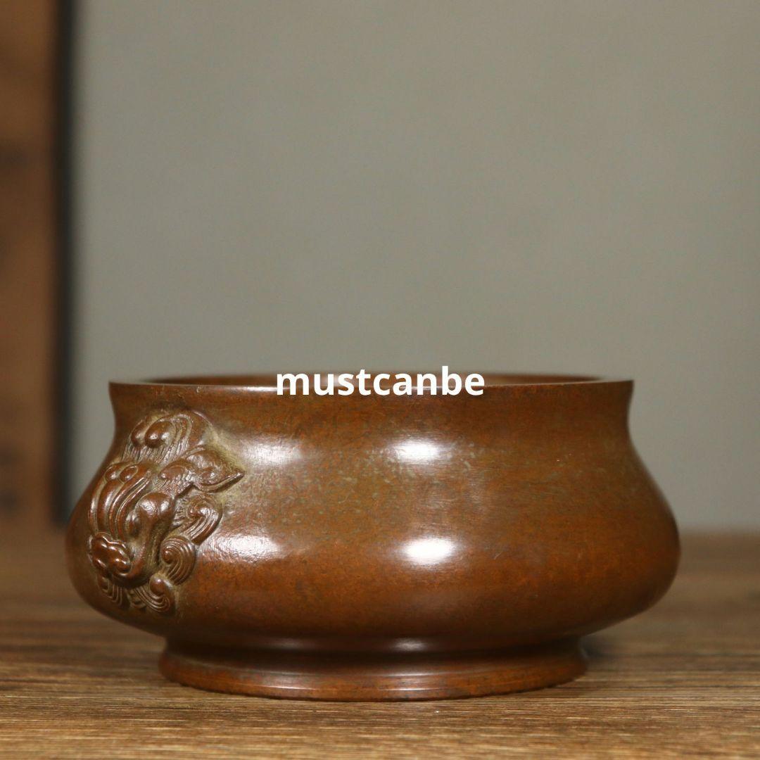 銅器 双師香炉 挿し香炉 香道具 茶道具 装飾品 工芸品 置物