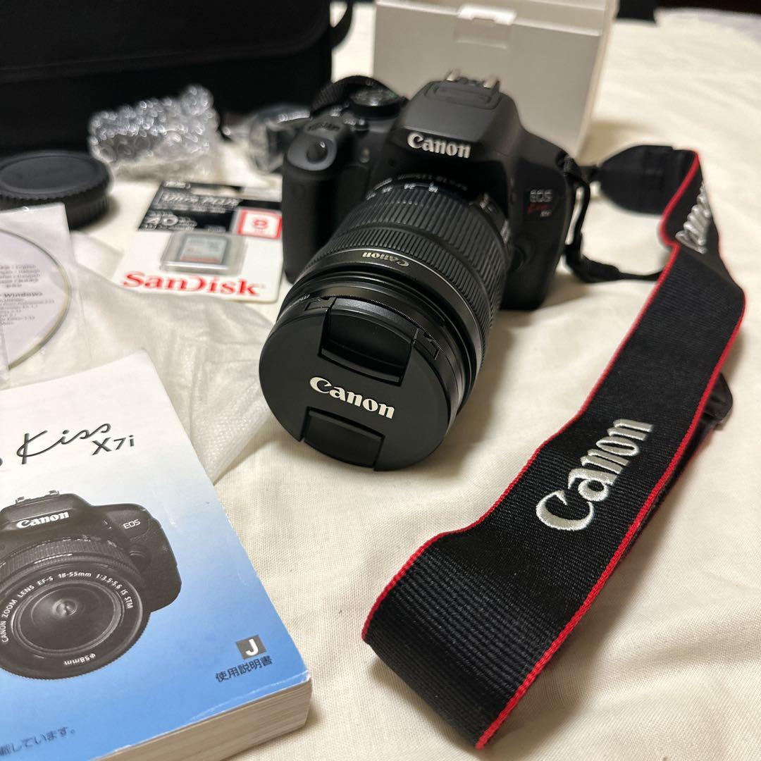 Canon eos xiss x7i 一眼レフ　カメラ　説明書　本　未使用　美品