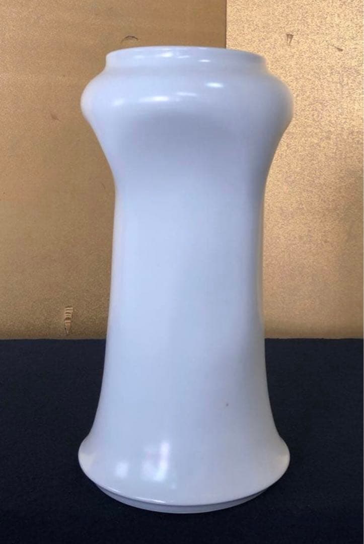 割引❗️《R》高麗庵 白磁 花器 清六窯 中村清吾 栞 共箱 260310こ5