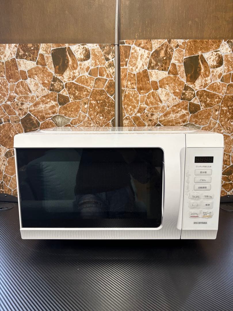 アイリスオーヤマ 電子レンジ 50/60Hz IMB-F186-W 2023年製