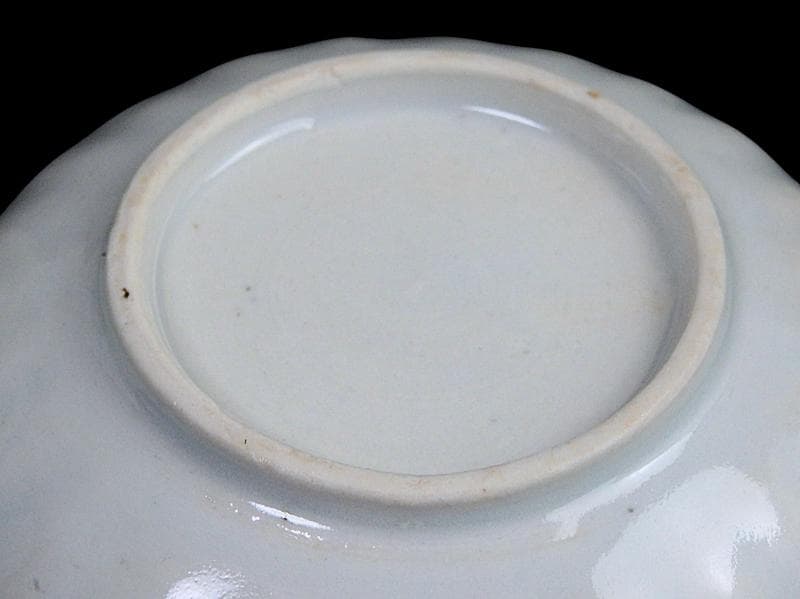 古伊万里　白磁　菊花皿　豆皿　D155AS-DCx