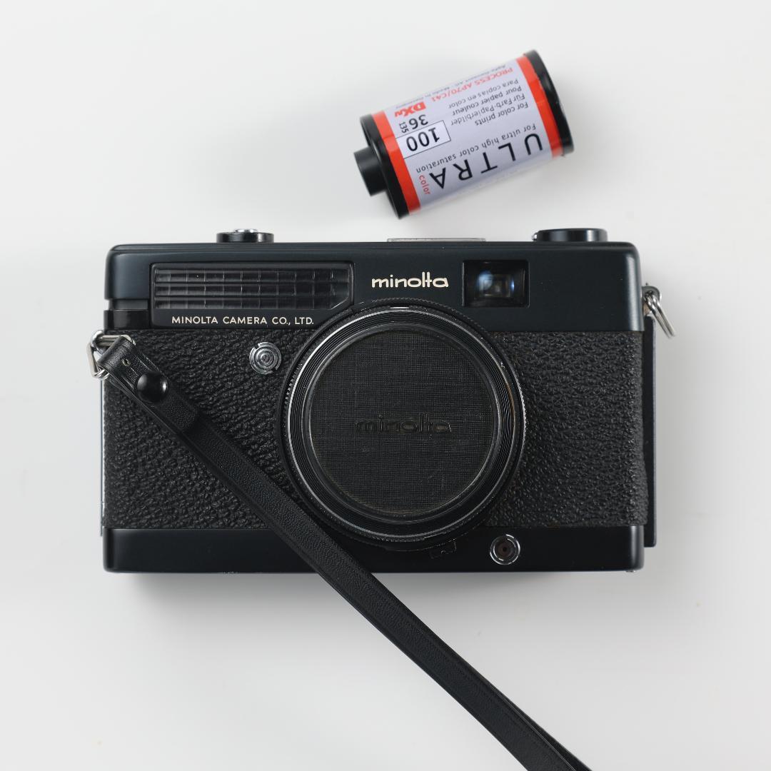 【美品】MINOLTA Minoltina P ミノルタ ミノルチナ 黒