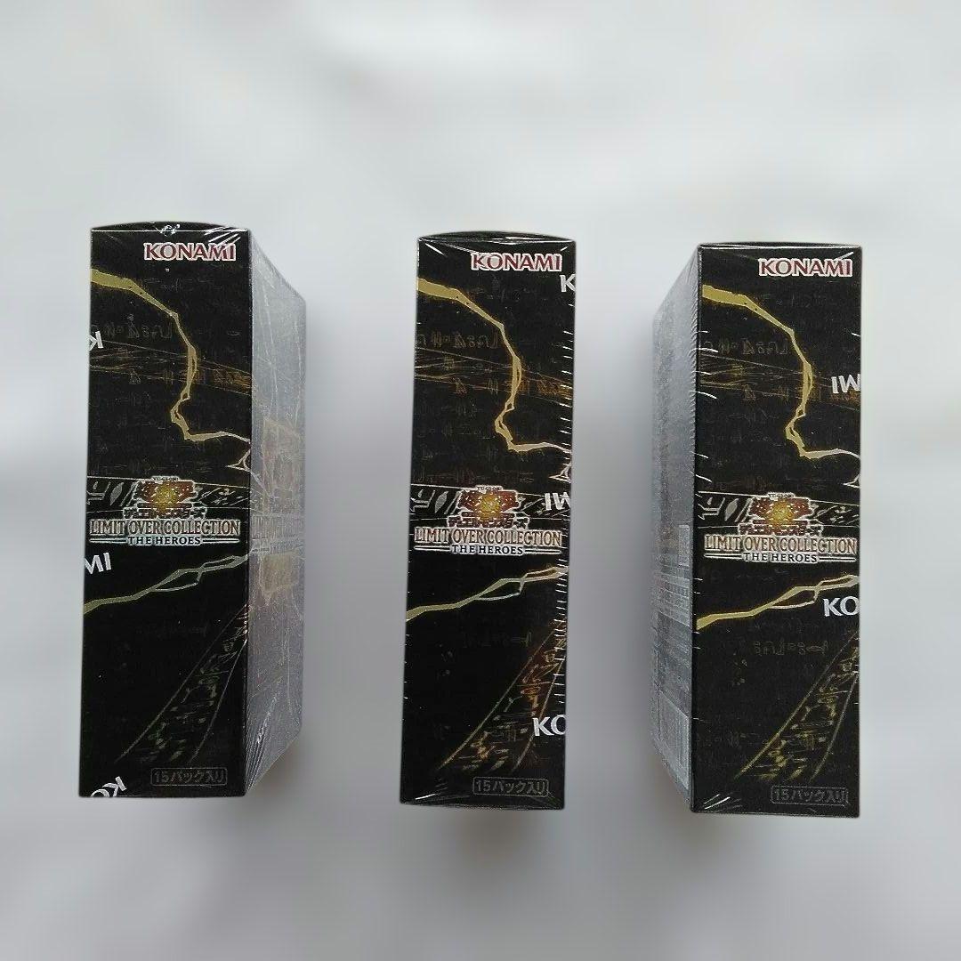 遊戯王 リミットオーバーコレクション ザヒーローズ 3BOX シュリンク付き