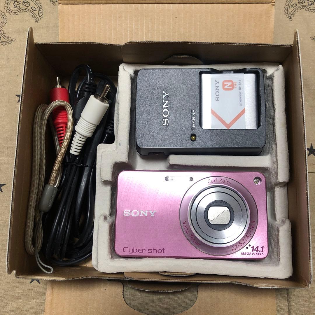完品 SONY Cyber-shot DSC-W350 デジカメ コンデジ 美品