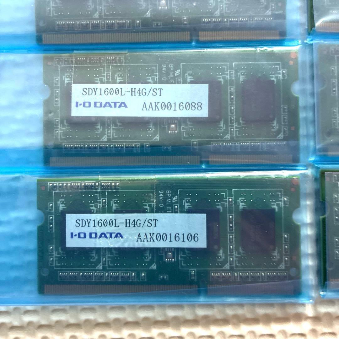 新品IODATAノート用メモリSDY1600L 4GB×10枚セット#M