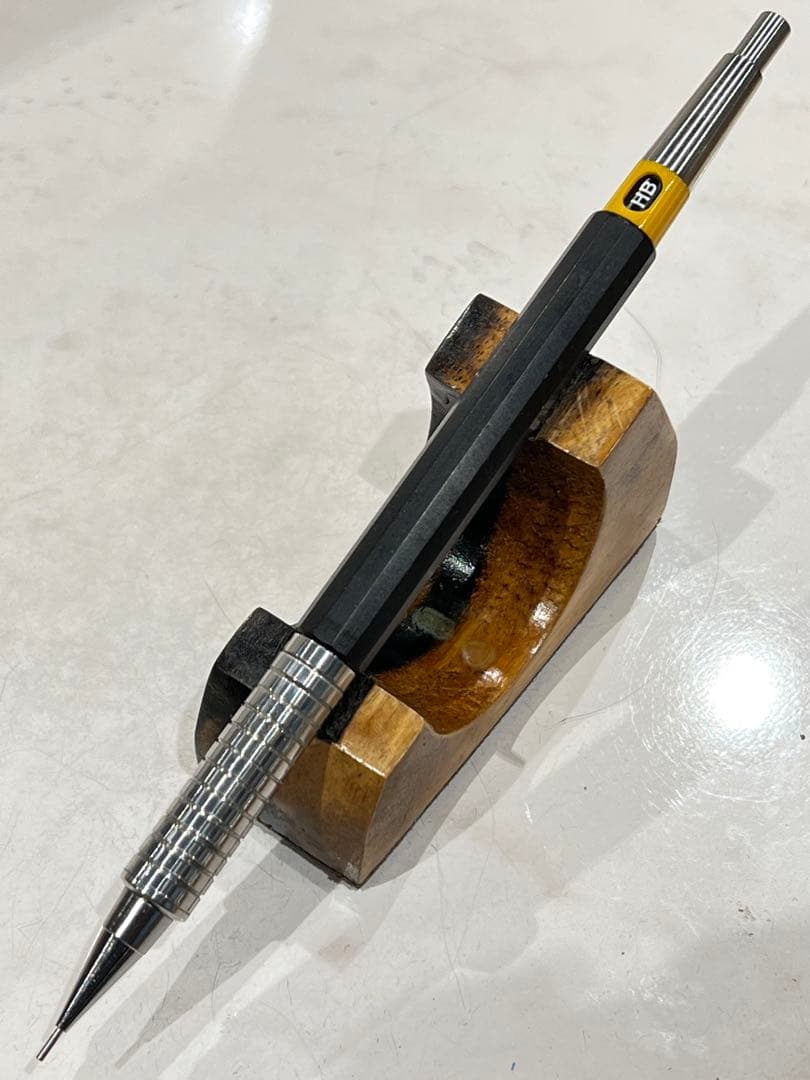 Ag　pg5+黒檀12角軸ステングリップ、ノックカバー、ノックボタン