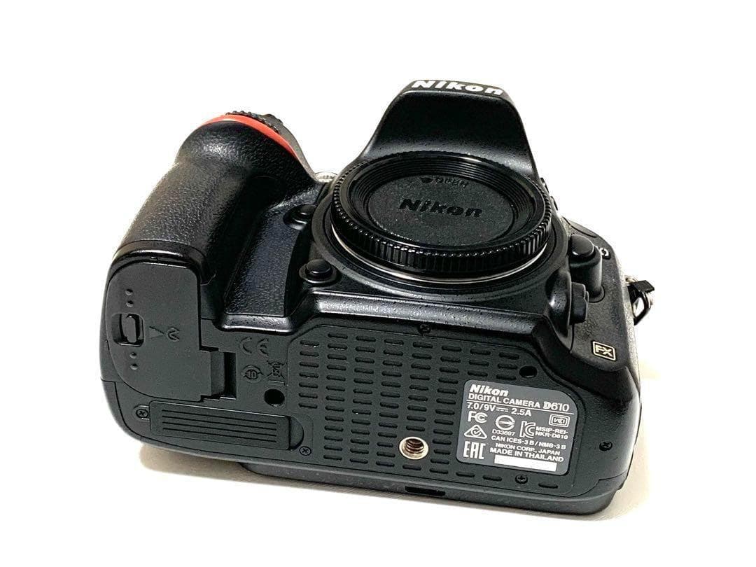 ☆撮影数8600回以下☆NikonD610美品ボディ充電器セット　FXフルサイズ