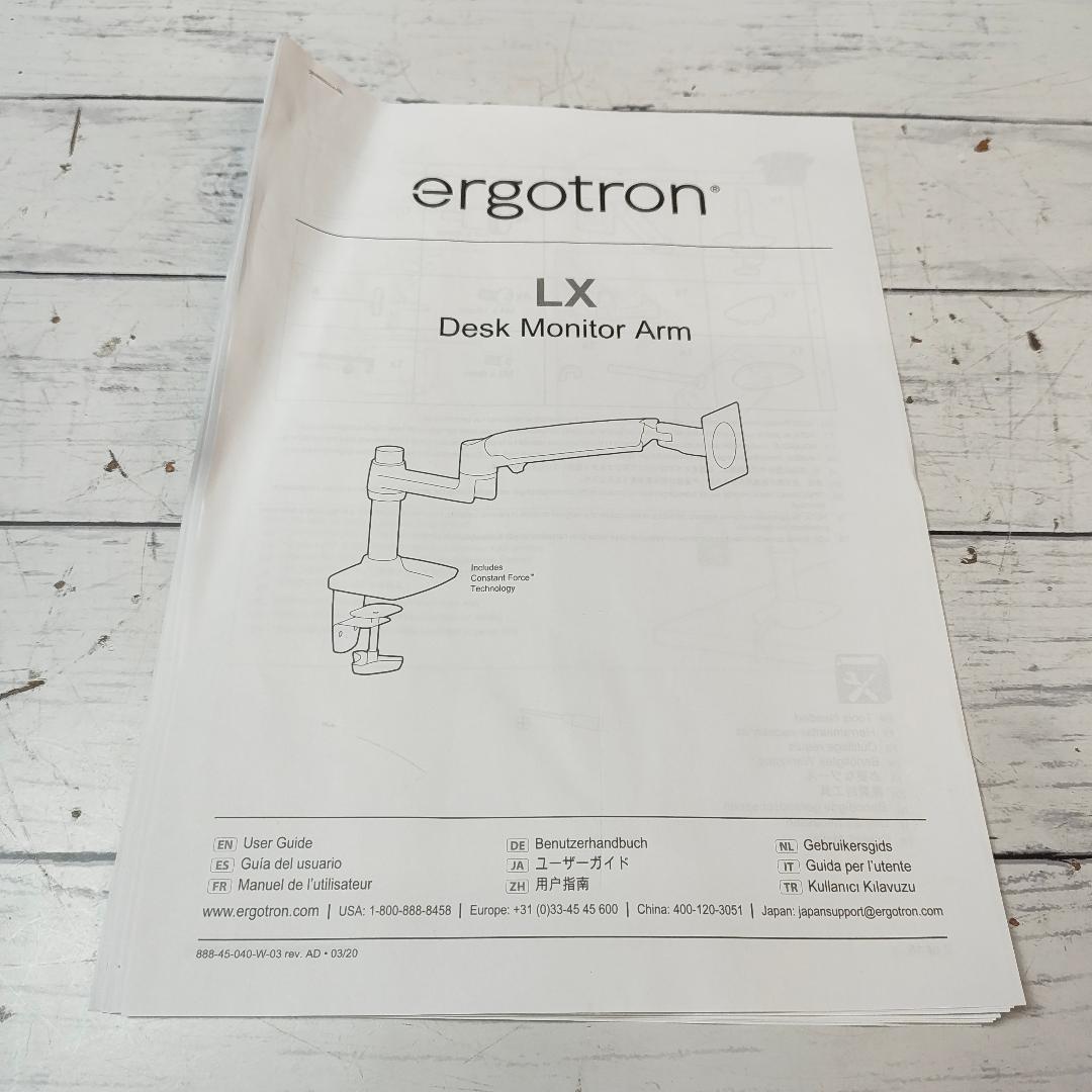 新品未使用 ergotron エルゴトロン LX デスク モニター アーム