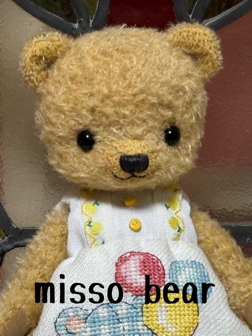 misso bear ぬいぐるみ 約27センチ