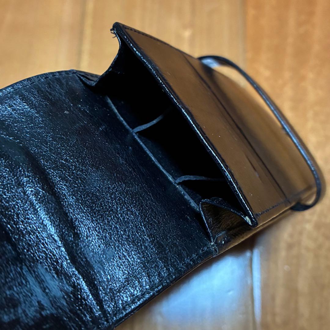 MONTBLANC 黒 レザー ペンケース ３本挿し
