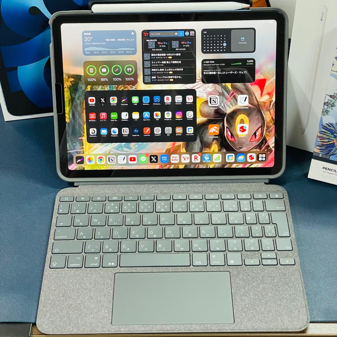 【準新品セット品‼︎】iPad Air 第5世代 Wi-Fi 256 GB ブルー